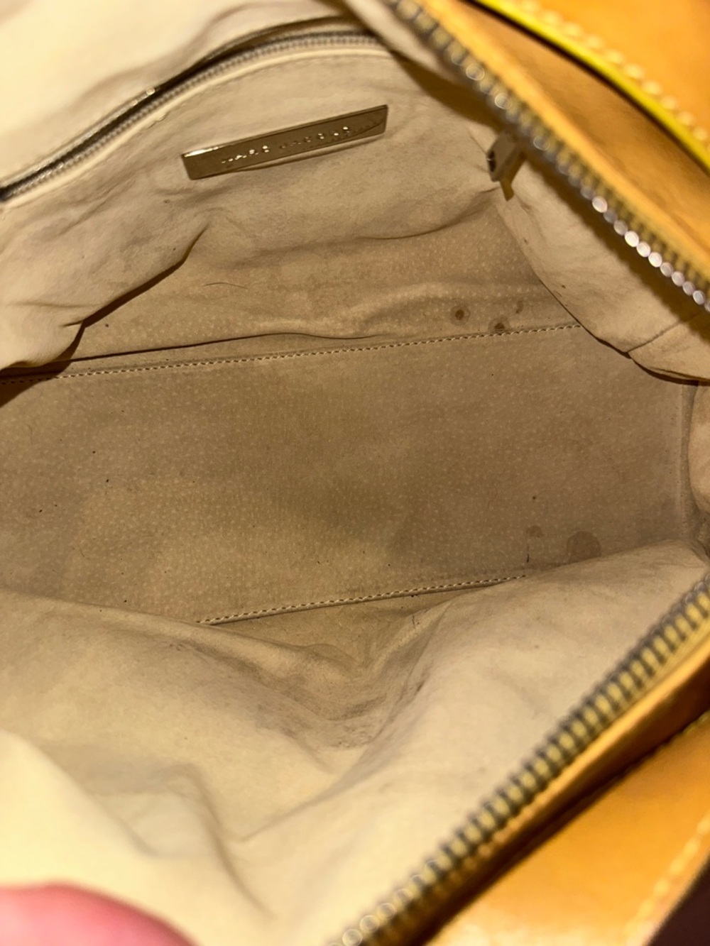 Vintage Marc Jacobs Leather Satchel with Front Pockets - Picture 6 of 12